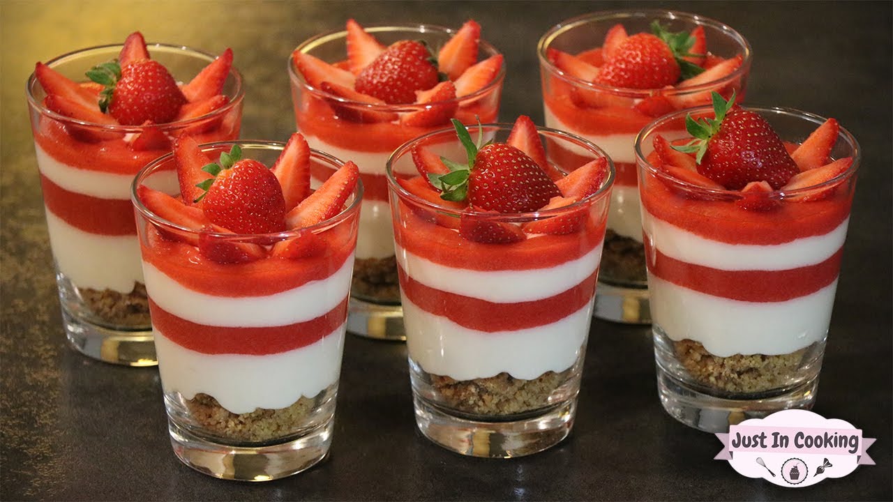 Recette de Verrines Fraise Citron