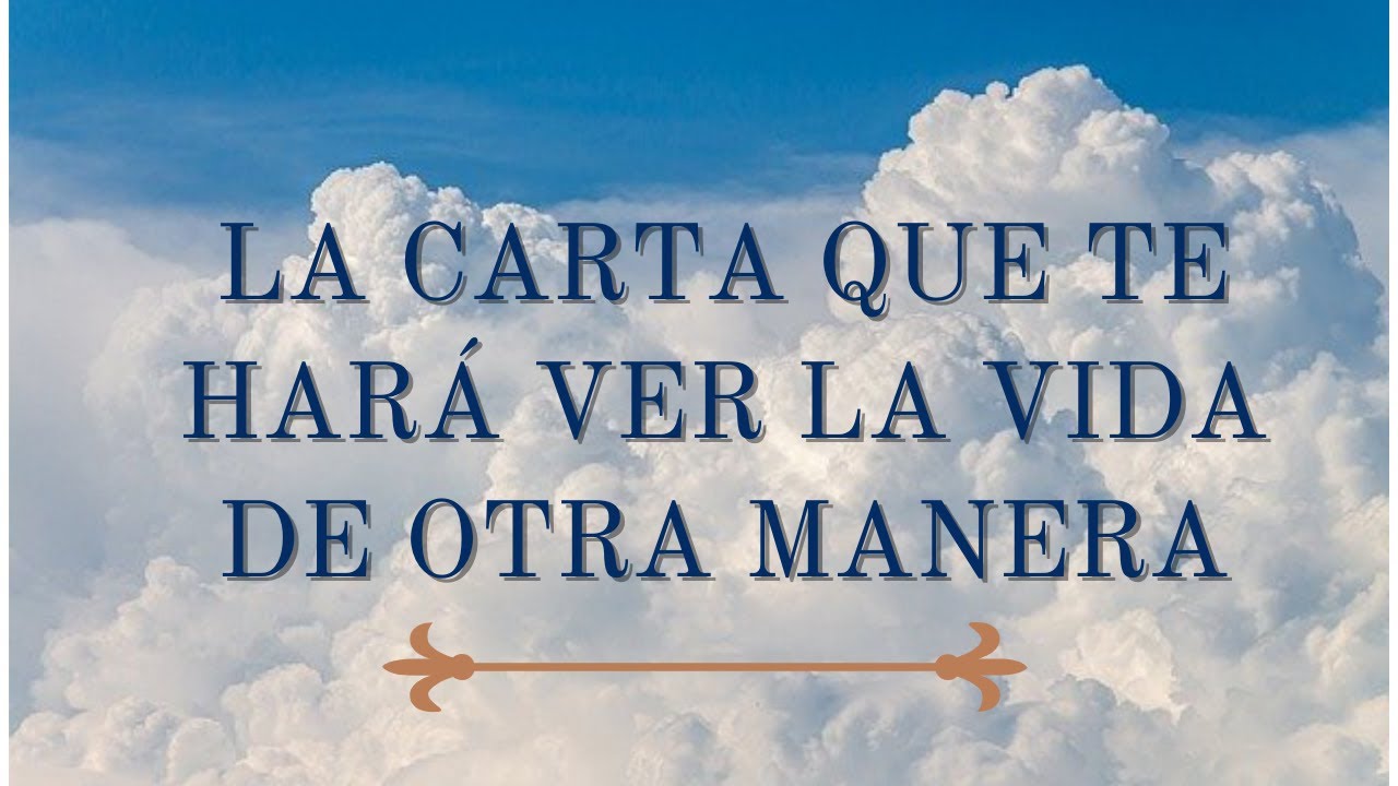 🤍 CARTA DEL UNIVERSO... Te hará ver la vida de otra manera...