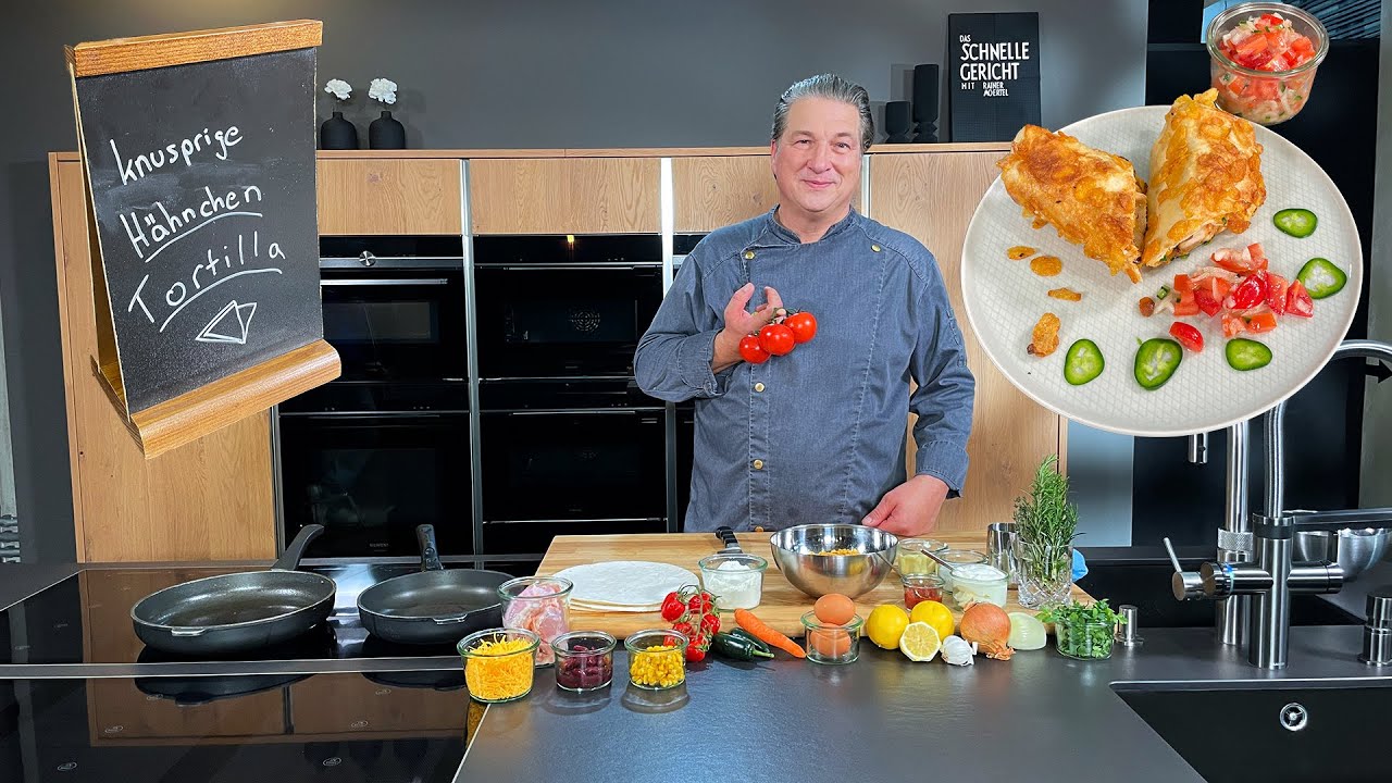 Knusprige Hähnchentortilla | Das schnelle Gericht