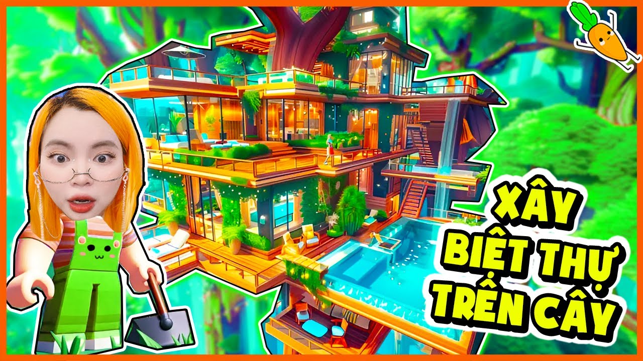 Kamui Xây BIỆT THỰ NHÀ TRÊN CÂY🌳 Siêu To Hiện Đại
