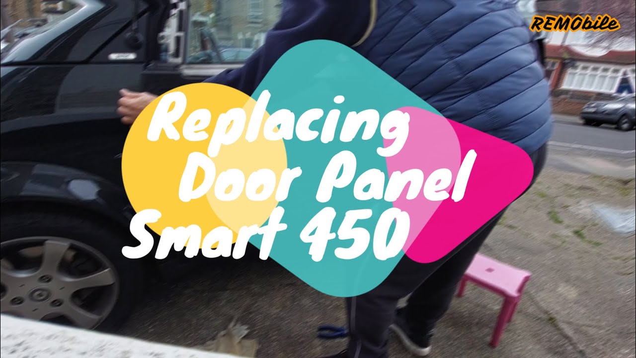 How remove door panel smart 450 rimozione pannello esterno porta #smart450