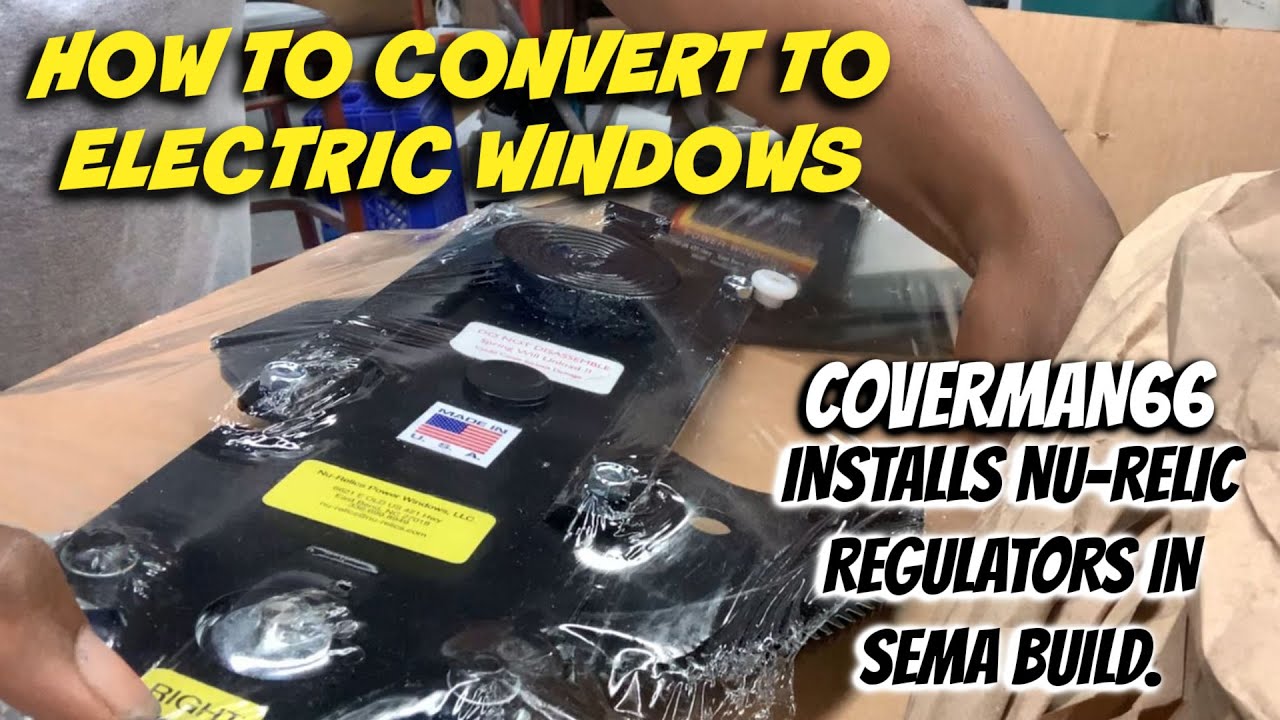 How To Install Nu-Relic Electric Window Regulators.