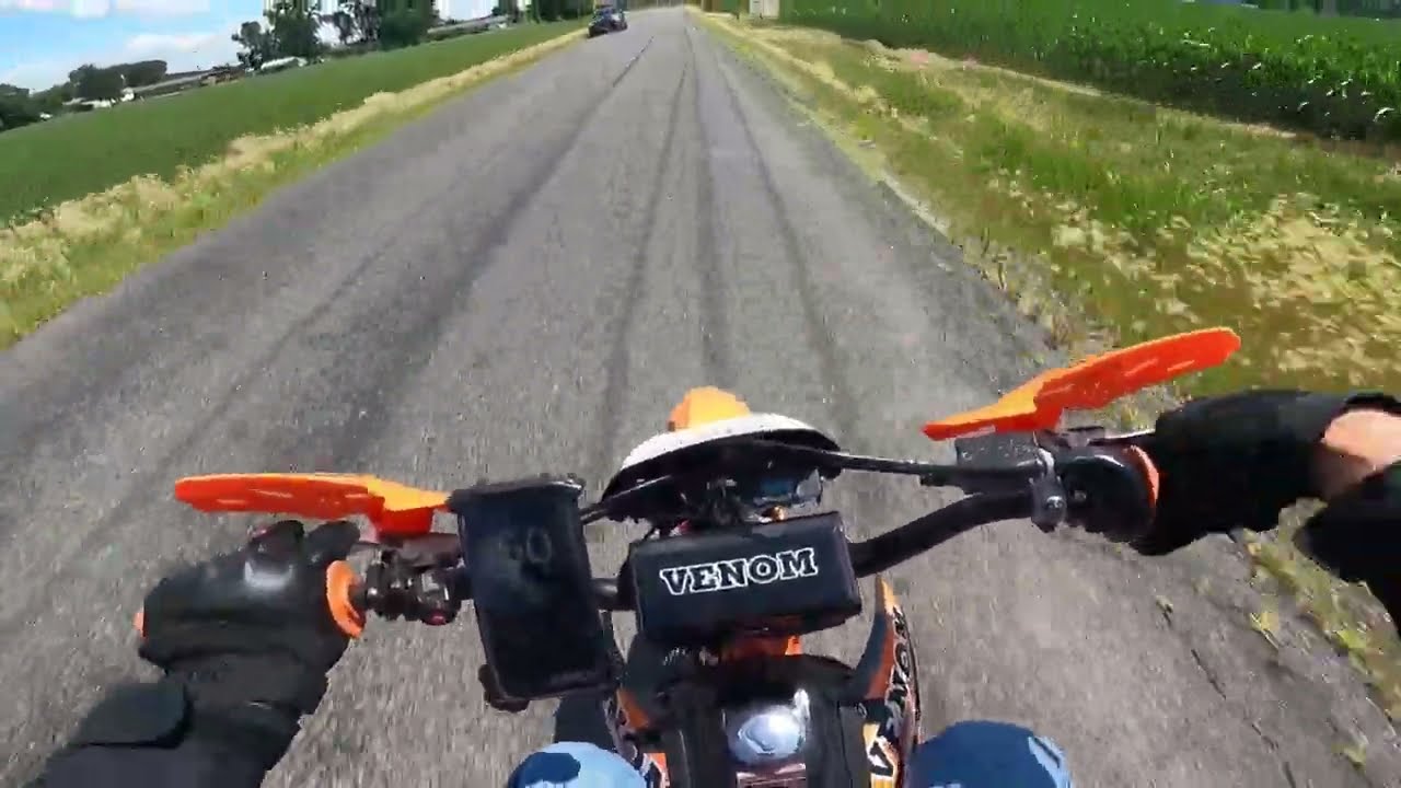 TOP SPEED!! Venom Thunder 125cc #Venom #Apollo #Motorcycle