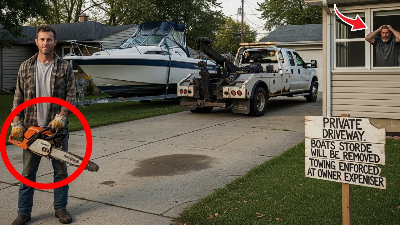He Stored His Boat In My Driveway Every Day — So I Had It Removed 23 Times
