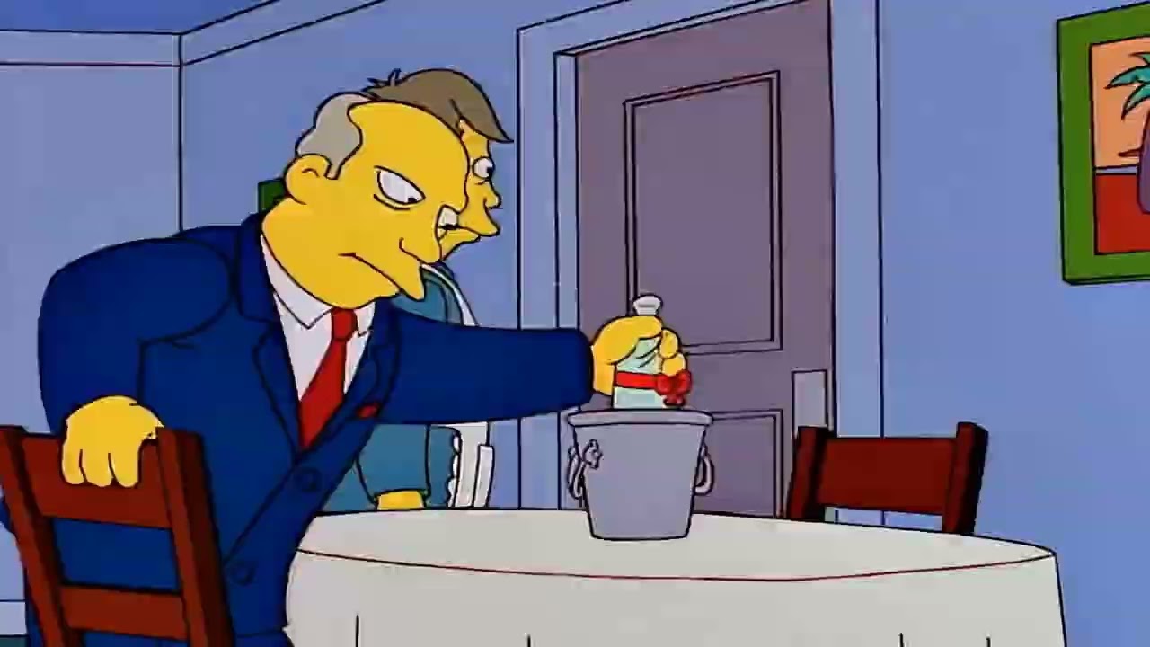 Steamed Hams but every single frame is sorted quietest to loudest (EPILEPSY WARNING)