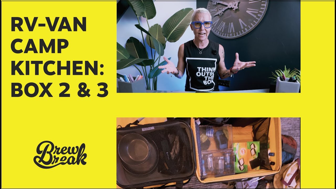RV Cooking Gear Organization | What’s Inside Gear Boxes 2 & 3 (Cleaning + Burners)
