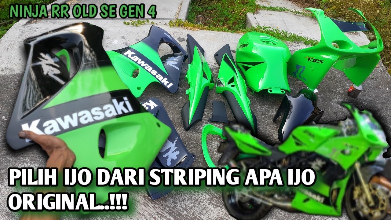 PILIHAN CAT IJO YANG PAS UNTUK REPAINT NINJA RR OLD SE GEN 4..!!! CAT IJO ITU BANYAK