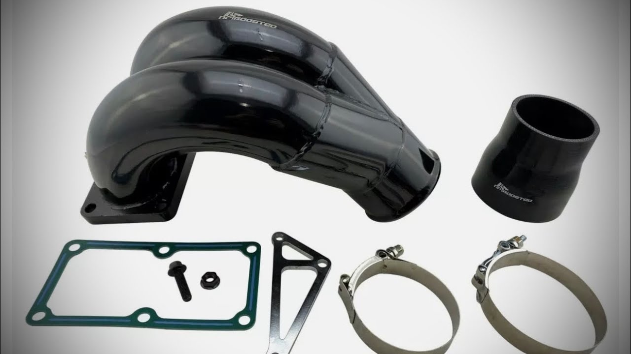 Установил новый 3,5-дюймовый двухтрубный воздухозаборный патрубок на мой Ram 2500 Cummins 2016 го...