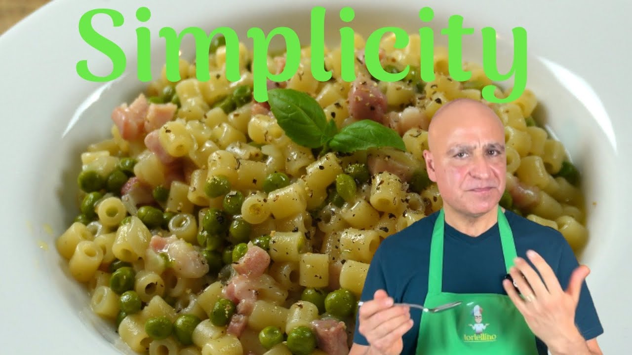 Pasta with Peas & Pancetta | Simple & Delicious