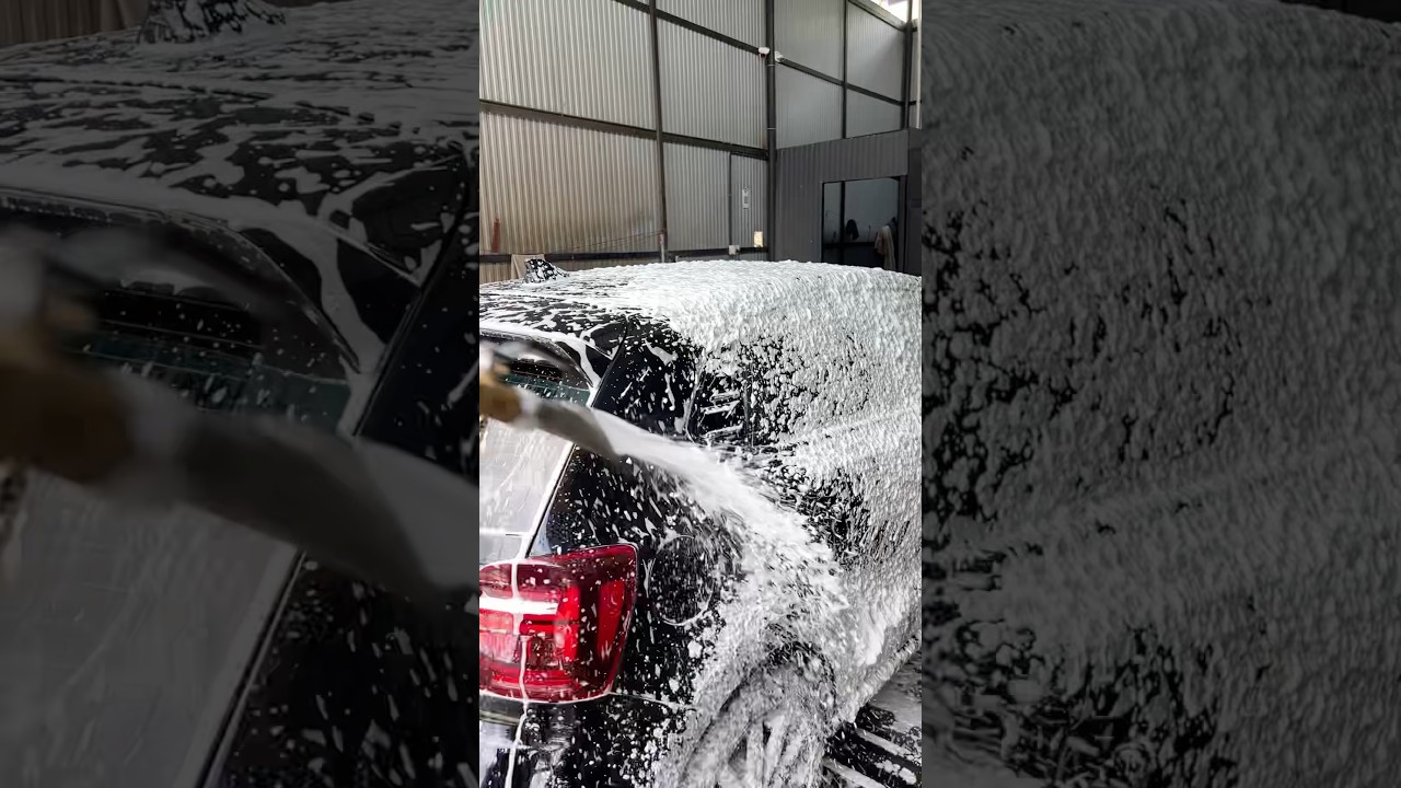 VW/POLO/BLACK/PREMIUM CERAMIC WASH/REVHEAD DOUCHE/CAR WASH/TRENDING #likes #carcleaning #vw #polo