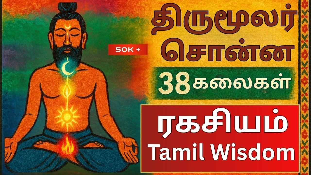 திருமூலர் சொன்ன 38 கலைகள் &mdash; உங்கள் பிரபஞ்ச சக்தியை எழுப்புங்கள் | Tamil Wisdom Daily