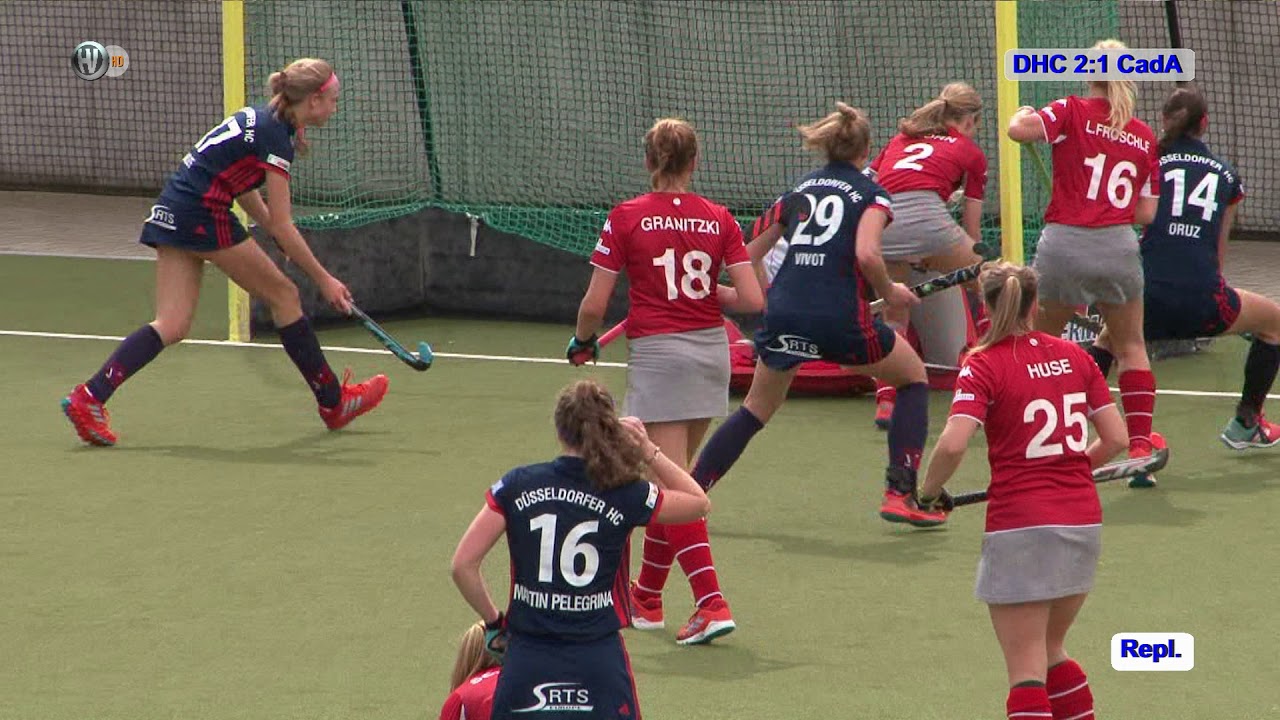 1. Feldhockey-Bundesliga Damen DHC vs. CadA 15.04.2018 Highlights
