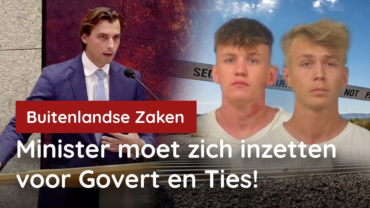 Minister moet zich inzetten voor Govert en Ties!