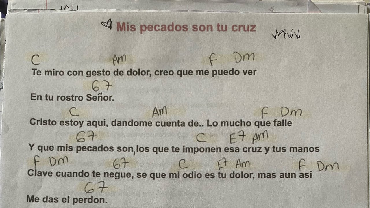 Mis Pecados Son Tu Cruz