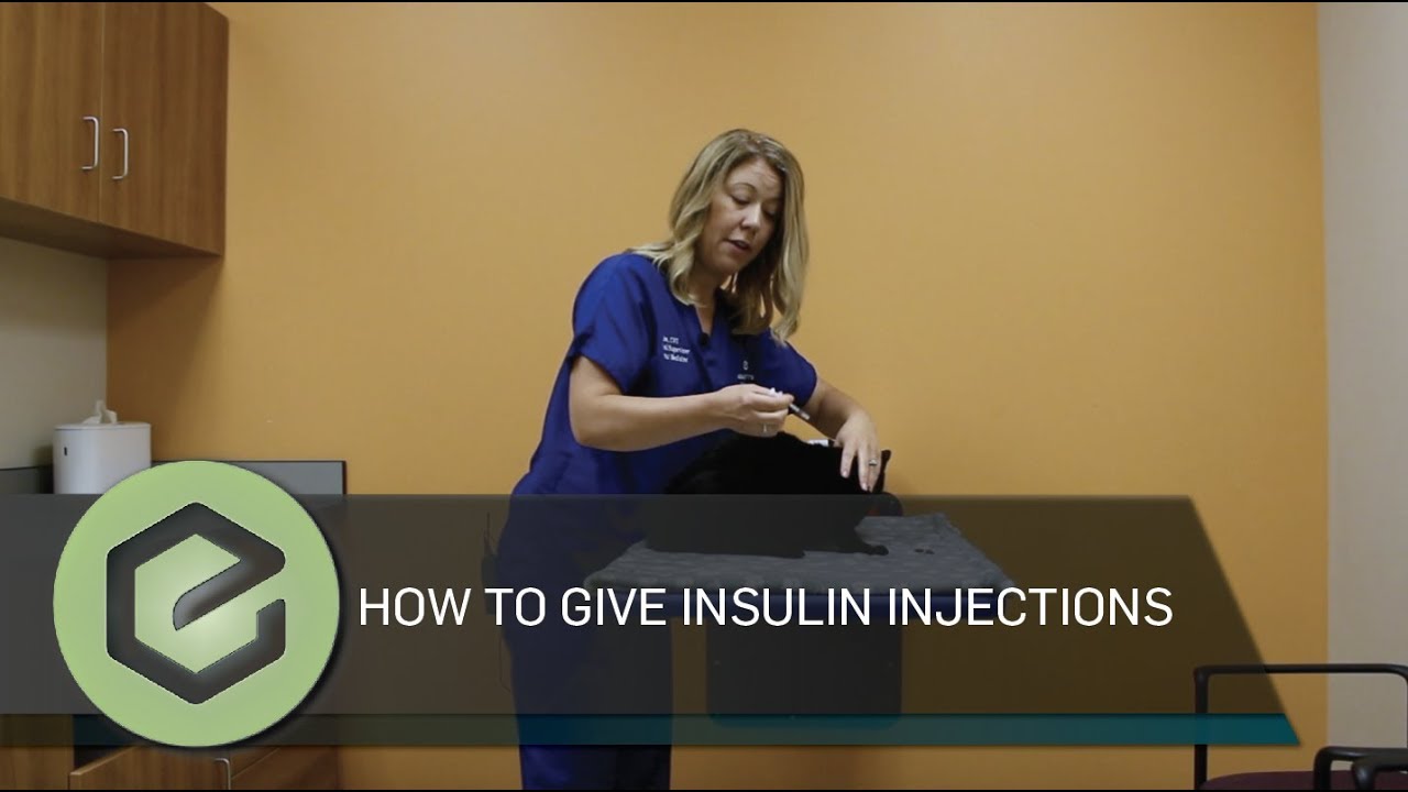 How to Give Insulin Injections