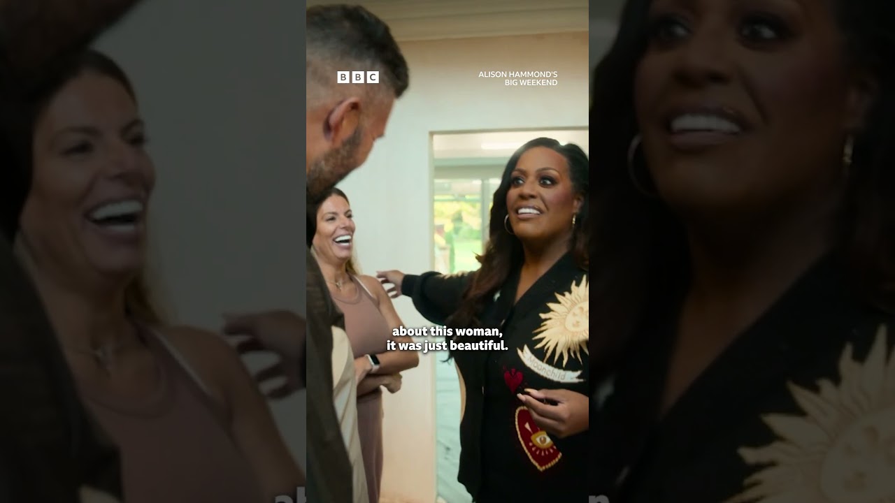 Alison Hammond makes herself at home visiting boxer Tony Bellew - BBC