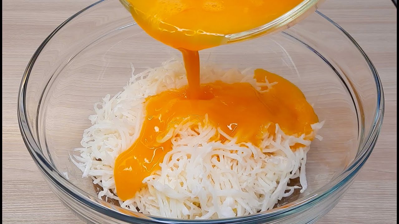 Просто добавьте к редьке яйца, и результат будет вкусным! Новый рецепт!