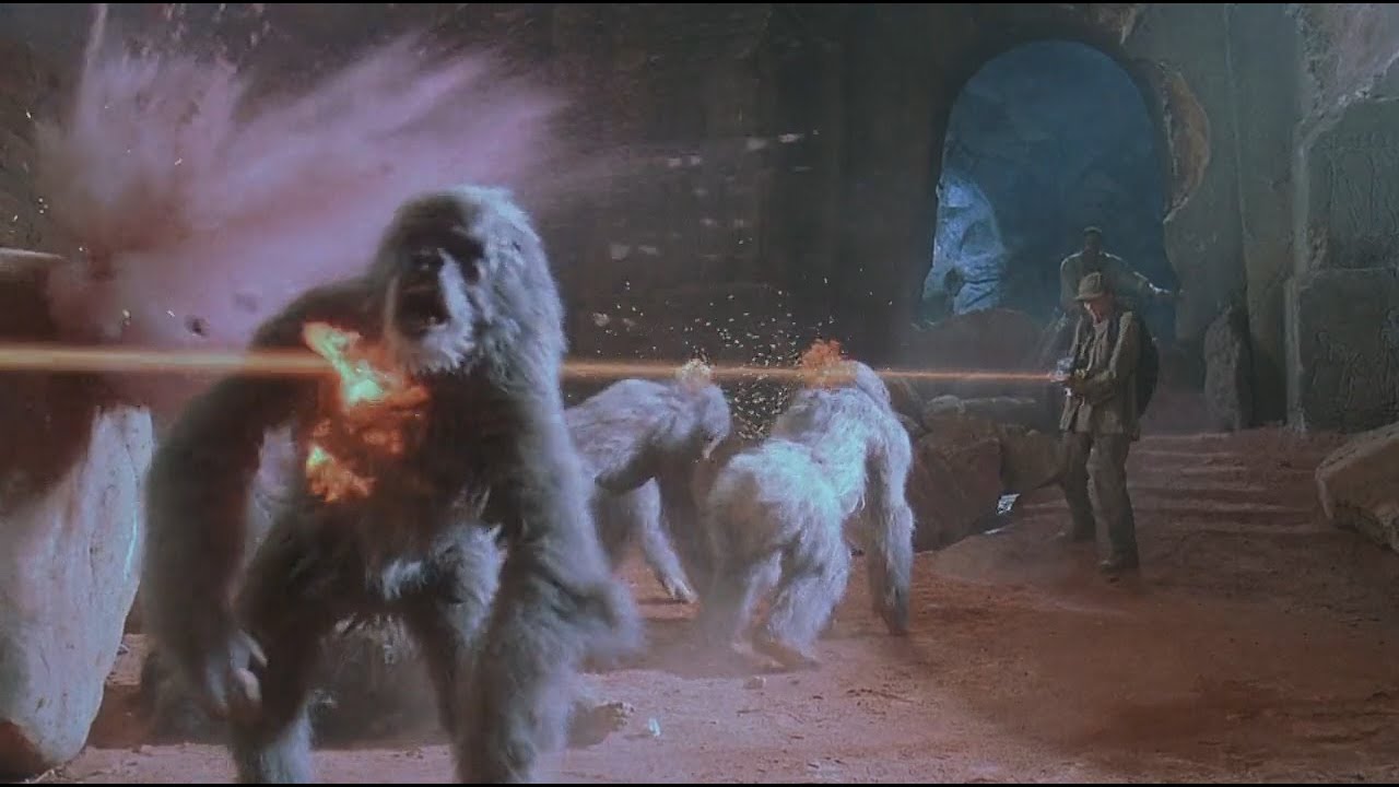 Kongo (1995) Bitwa z gorylami