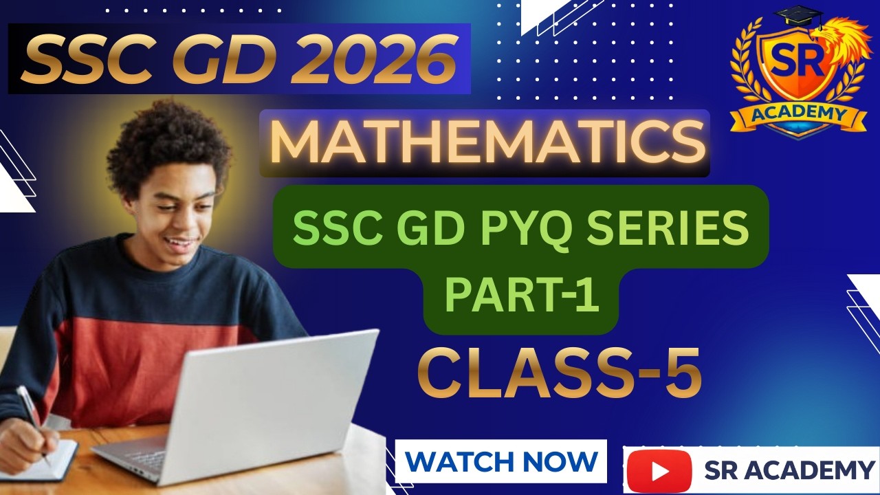 SSC GD 2026 Maths PYQ Class -5| SSC GD Maths pyq series part 1 | SSC GD Maths 2026 |