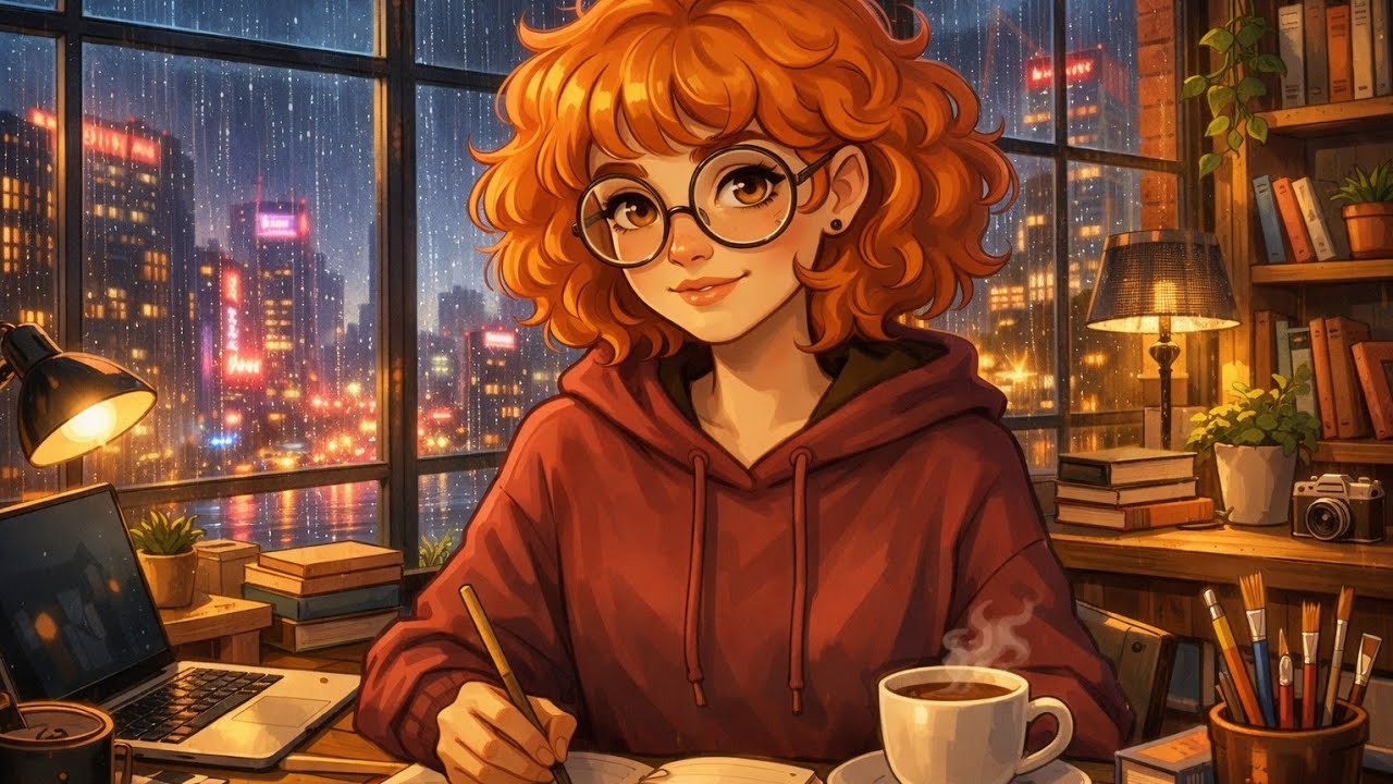 45/15 Pomodoro • 3-Hours Focus Study With LOFI Rain