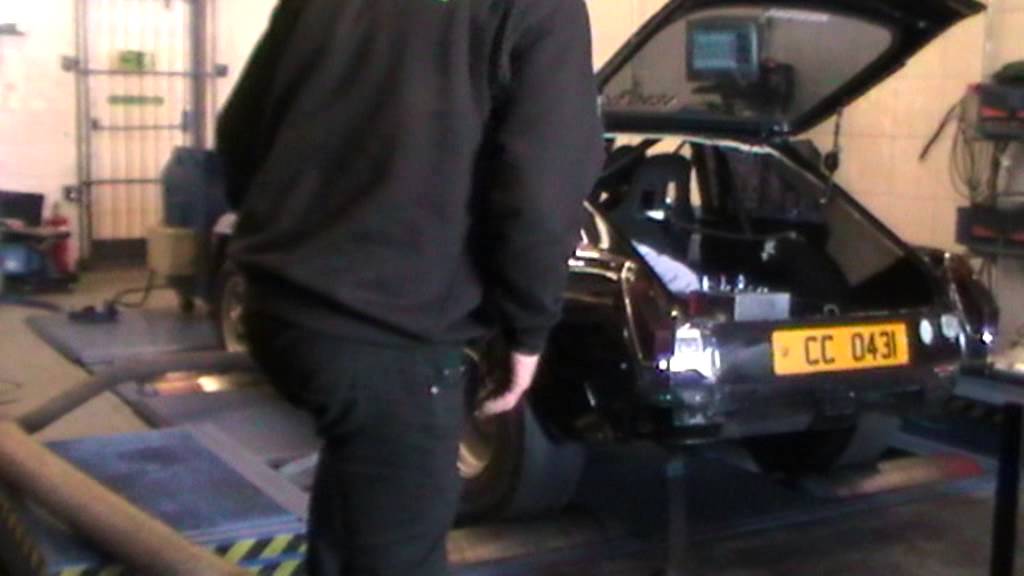 Perry's MGB V8 on the dyno. No Nitrous. Boost= 11psi 383hp with 495 ft/lbs