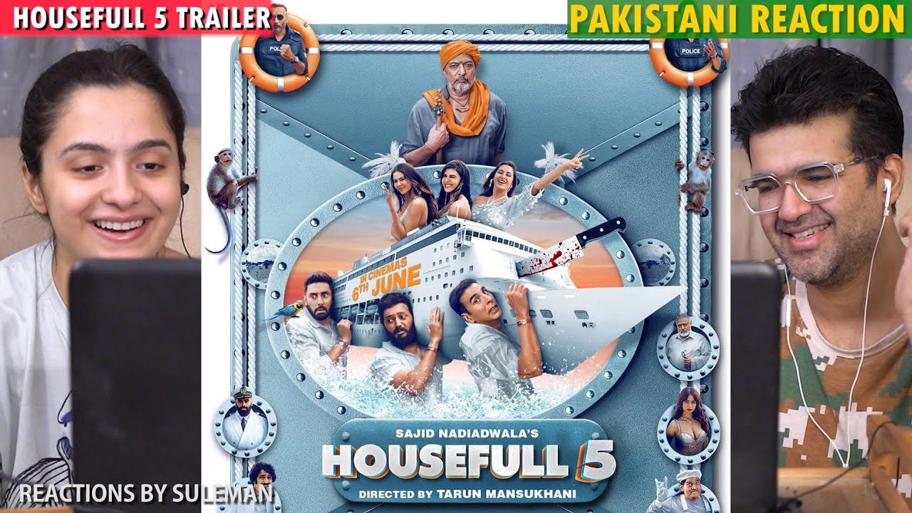Pakistani Couple Reacts To Housefull 5 Trailer | Akshay Kumar | Sajid N | Riteish D | Abhishek B
