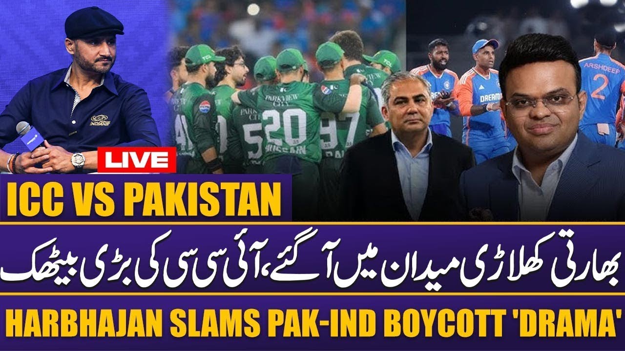 LIVE | ICC vs. Pakistan | Harbhajan Slams India-Pak Boycott 'Drama' | T20 World Cup 2026