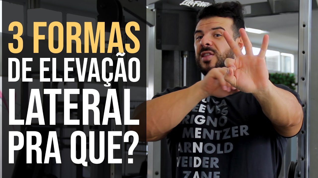 Desenvolva a parte lateral dos seus OMBROS