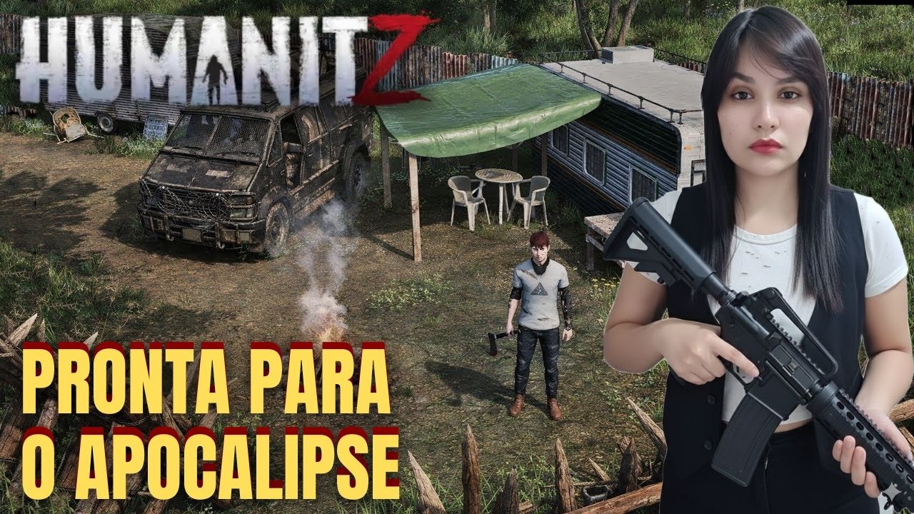 SOBREVIVENDO na 1.0 de HUMANITZ JOGO INCRÍVEL DE ZUMBIS - FUI PEGA DESPREVINIDA
