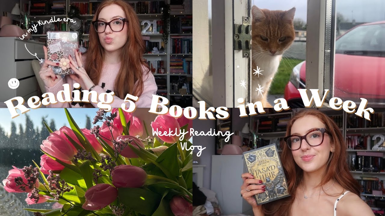 I&rsquo;m back! 🤍 Reading 5 books in a week | Reading Vlog 