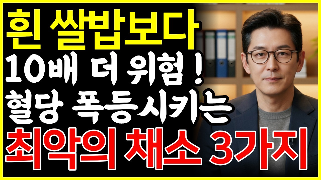 의사가 밝힌 충격 사실! 혈당이 뚝 떨어지는 채소 3가지 / 시니어건강 / 노인건강 / 당뇨식단 / 혈당에좋은채소 / 건강채소 / 건강정보 / 식후혈당