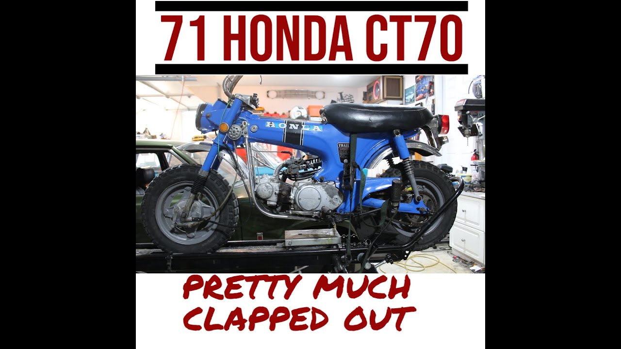 1971 Honda CT70, basic fork rebuild