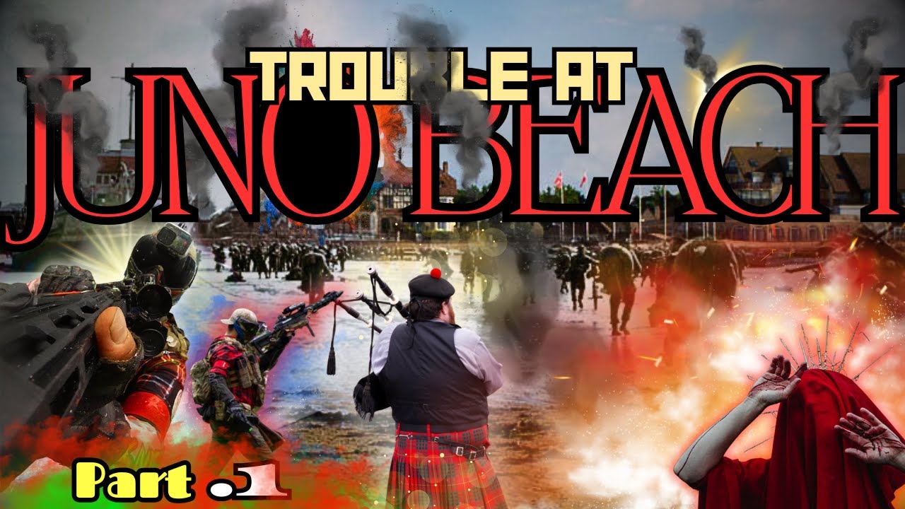 Trouble At Juno Beach | PART ONE #EMF200 #paintball #magfed #milsim