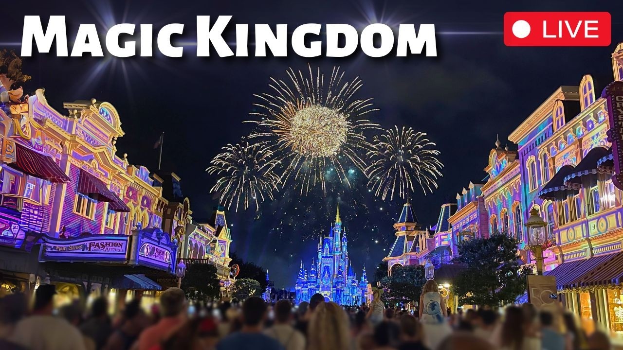 🔴LIVE🔴 MAGIC KINGDOM: Rides, Fireworks, Parade | Walt Disney World 4K