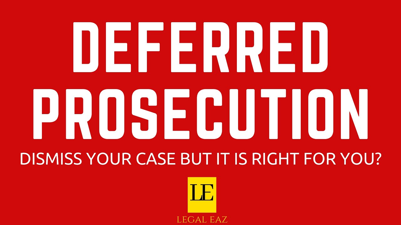 Deferred Prosecution (Dismiss your DUI, No Jail, No License Suspension)