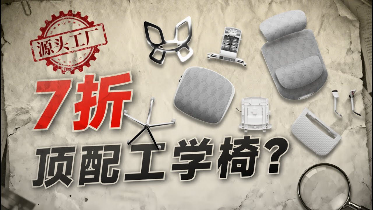 等等党大胜利！7折的源头大厂旗舰工学椅，值得冲吗？
