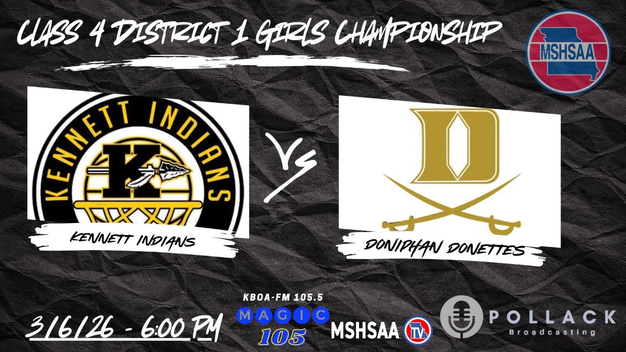 Class 4 District 1 Championship - Kennett Lady Indians vs Doniphan Donettes