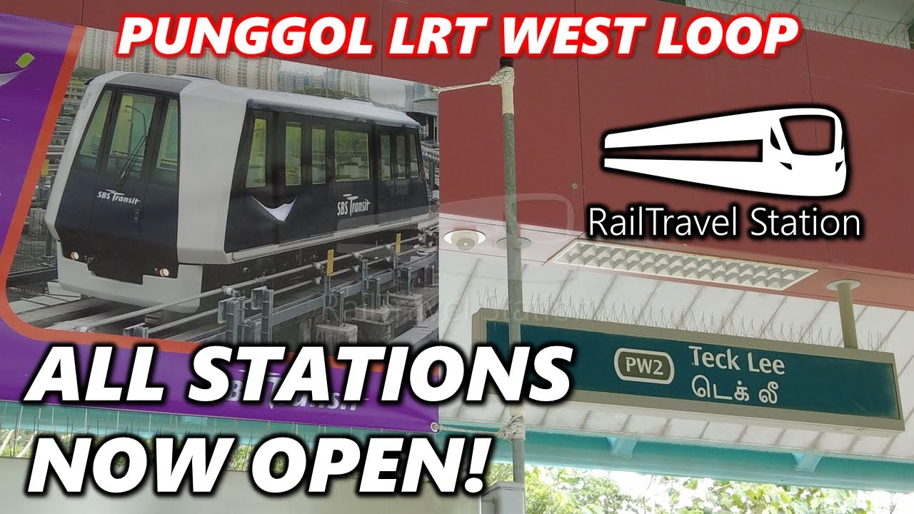 Punggol LRT West Loop with Teck Lee 🇸🇬🚆 Punggol ↺ Anti-clockwise ↺ Punggol