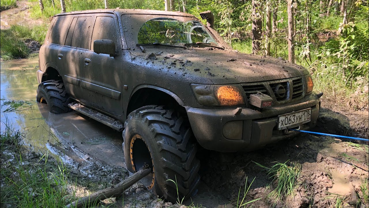 Nissan PATROL 42колеса, ГАЗ 66 на морье (2 серия)