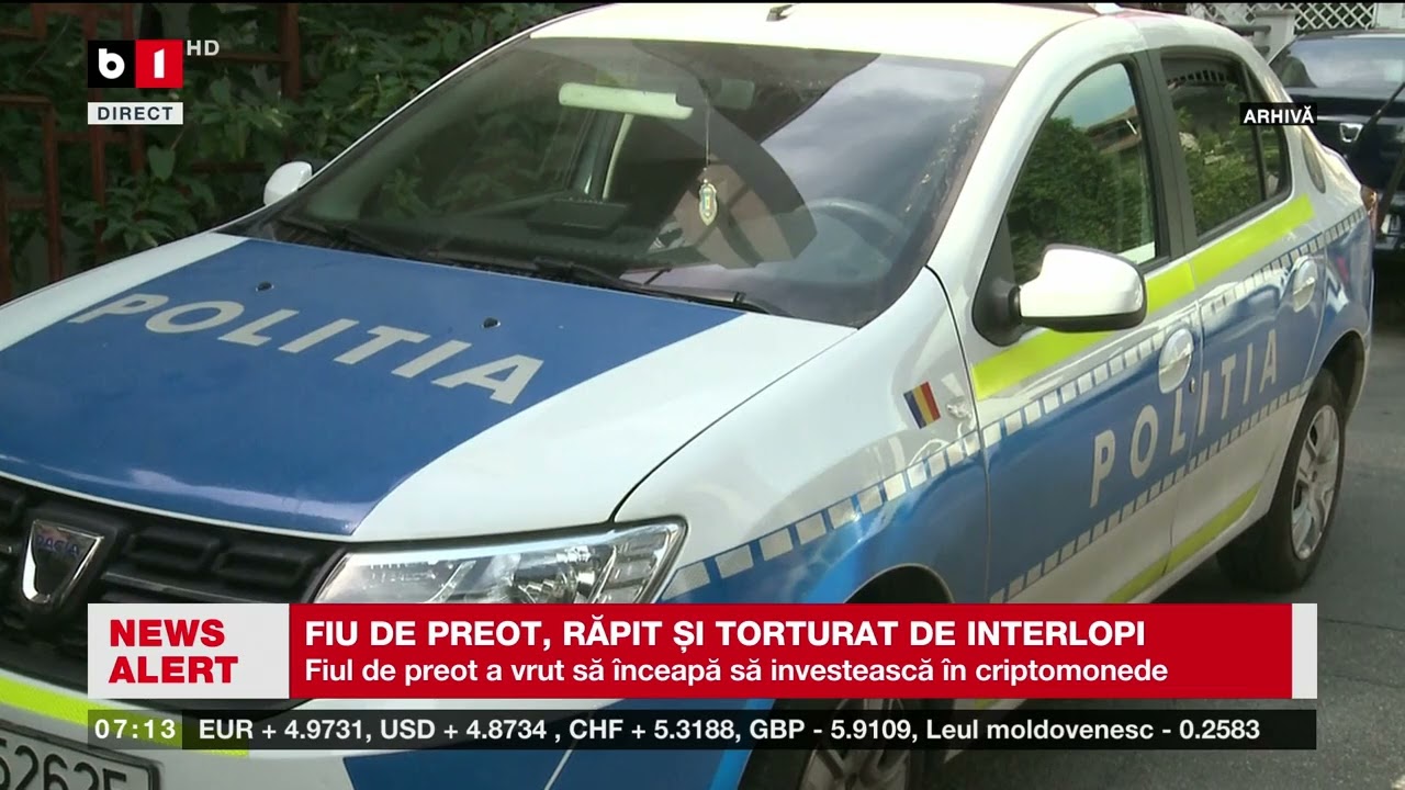 VÂLCEA - FIU DE PREOT, RĂPIT ȘI TORTURAT DE INTERLOPI_Știri B1TV_14 ian. 2025