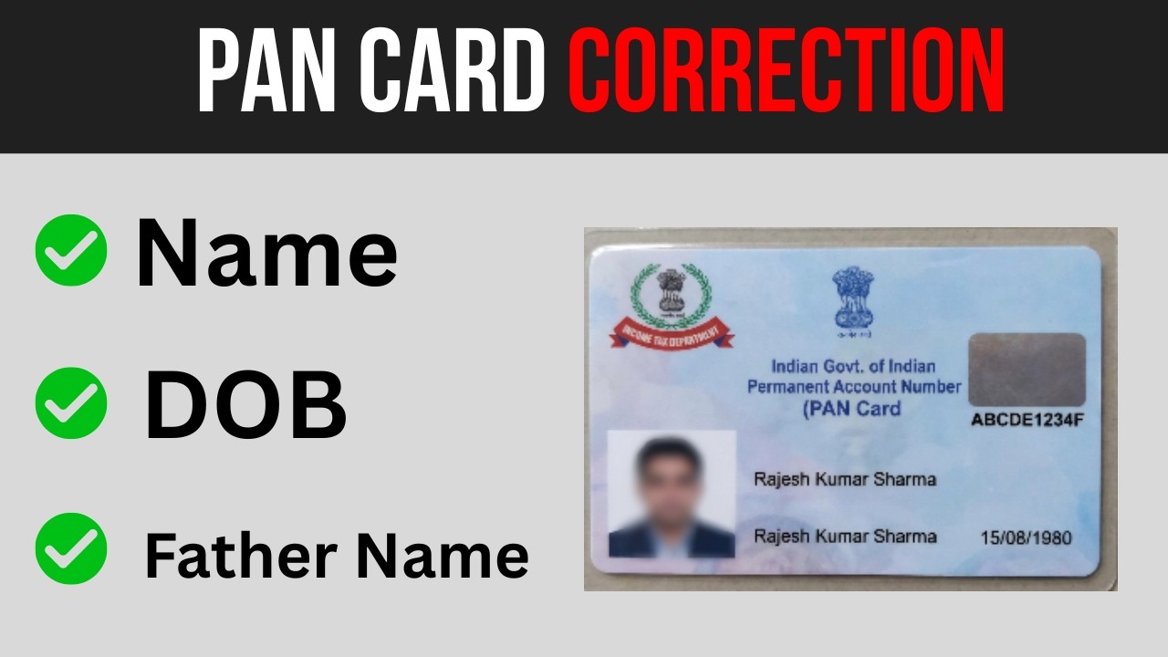 How To Change Name In Pan Card Online | Pan Card Correction Online | Tamil