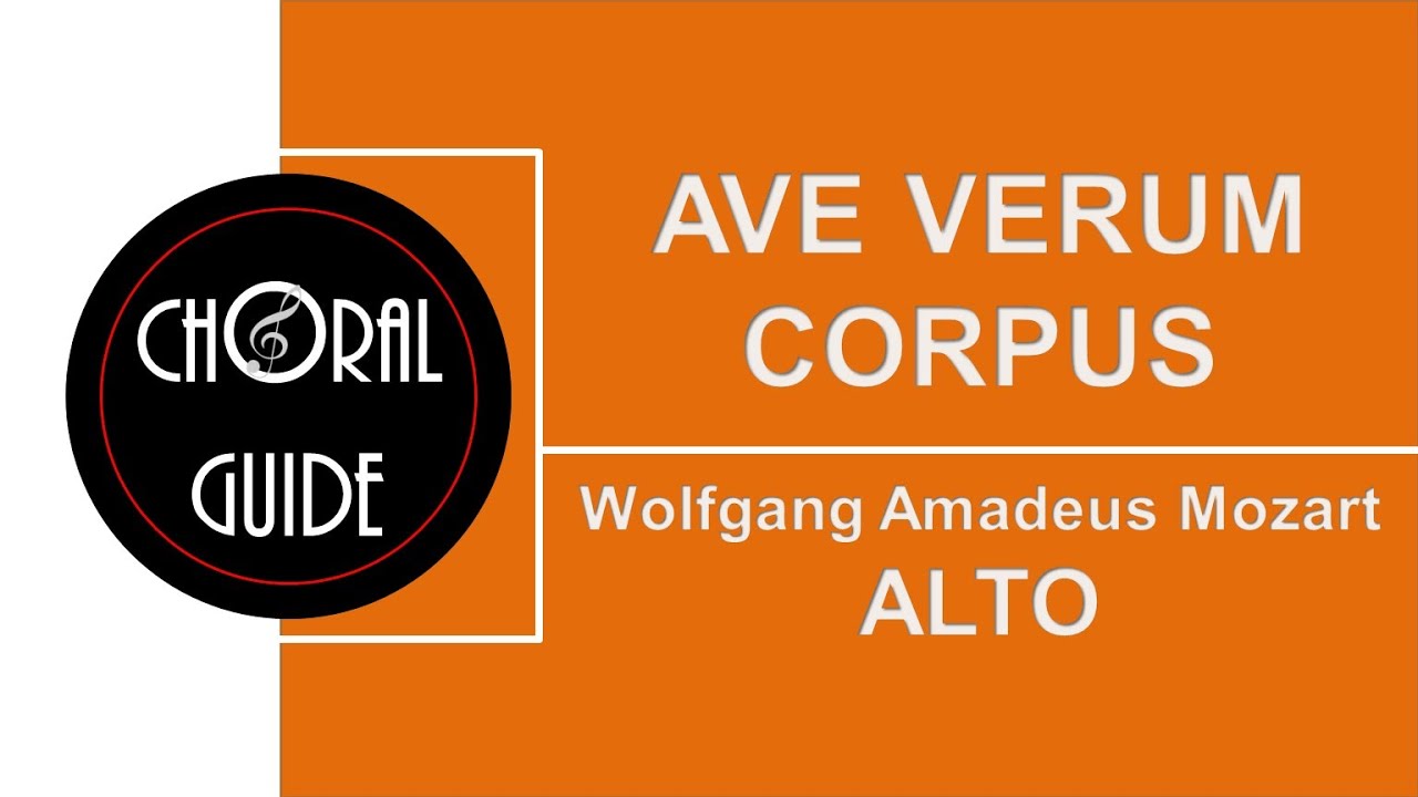 Ave Verum Corpus - ALTO | WA Mozart
