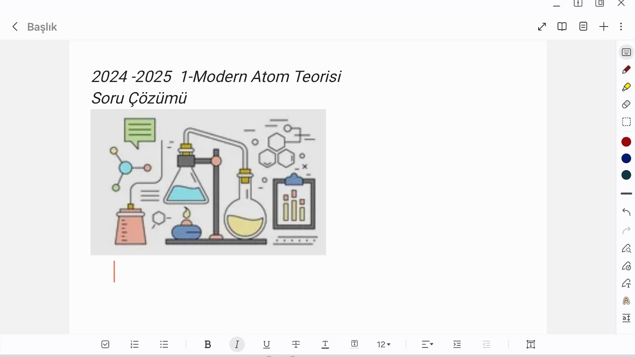 MEB Kazanım Modern Atom Teorisi Soru Çözümü