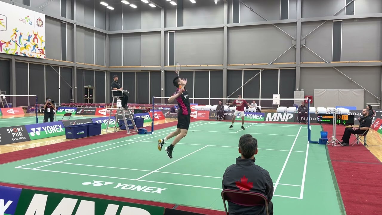 2022 YONEX Canadian International Challenge | Brian Yang (CAN) vs. Christo Popov (FRA) | SF | Game 2