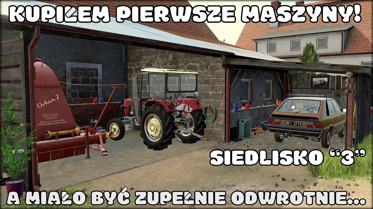 KUPIŁEM PIERWSZE MASZYNY | A miało być wszystko odwrotnie | SIEDLISKO 