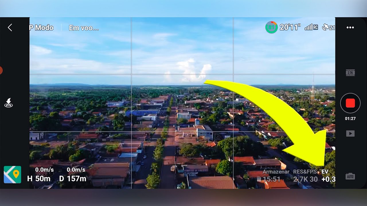 DICA RÁPIDA! COMO MELHORAR AS IMAGENS DO SEU DRONE DJI (DRONE DJI MINI SE)