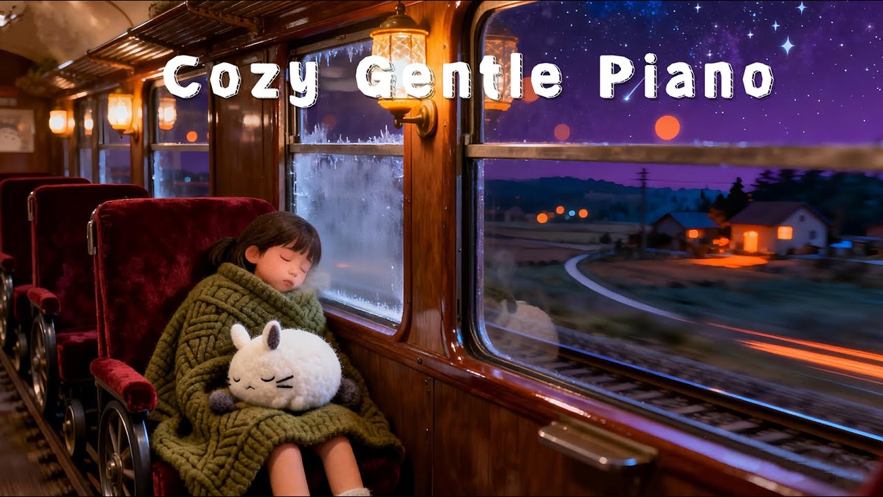 🌠Cozy Gentle Piano Music | 60 Minutes | Night Relax & Sleep