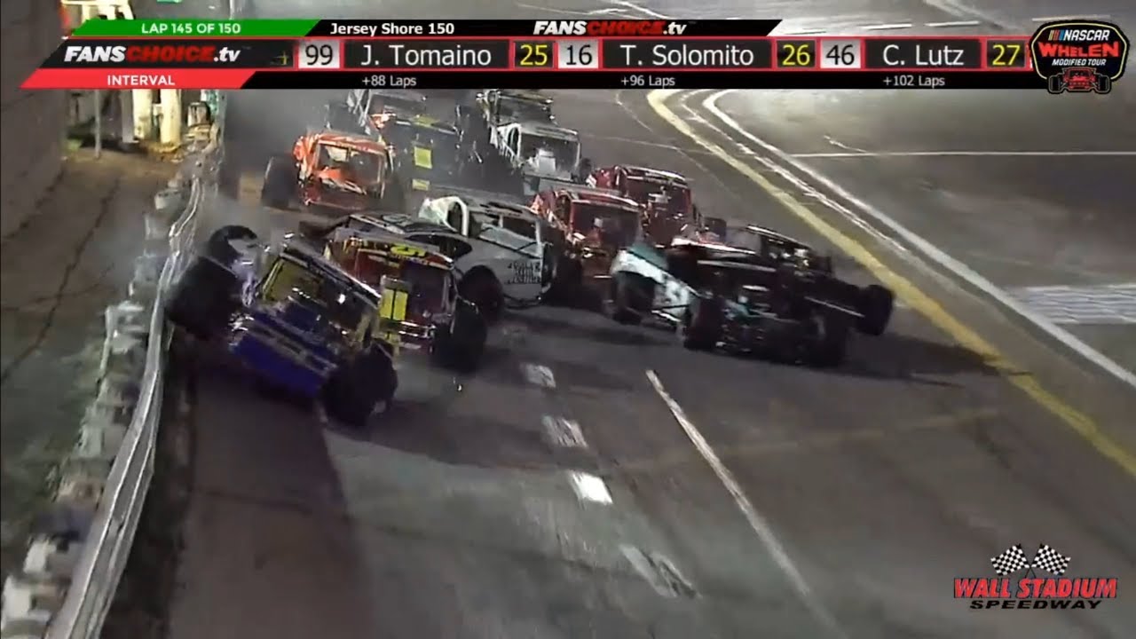 NASCAR Whelen Modified Tour 2019. Wall Stadium Speedway. Full Race