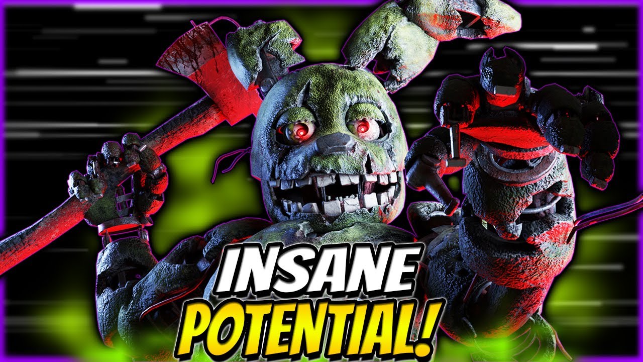 NEW KILLER SPRINGTRAP HAS INSANE POTENTIAL! - Dead By Daylight