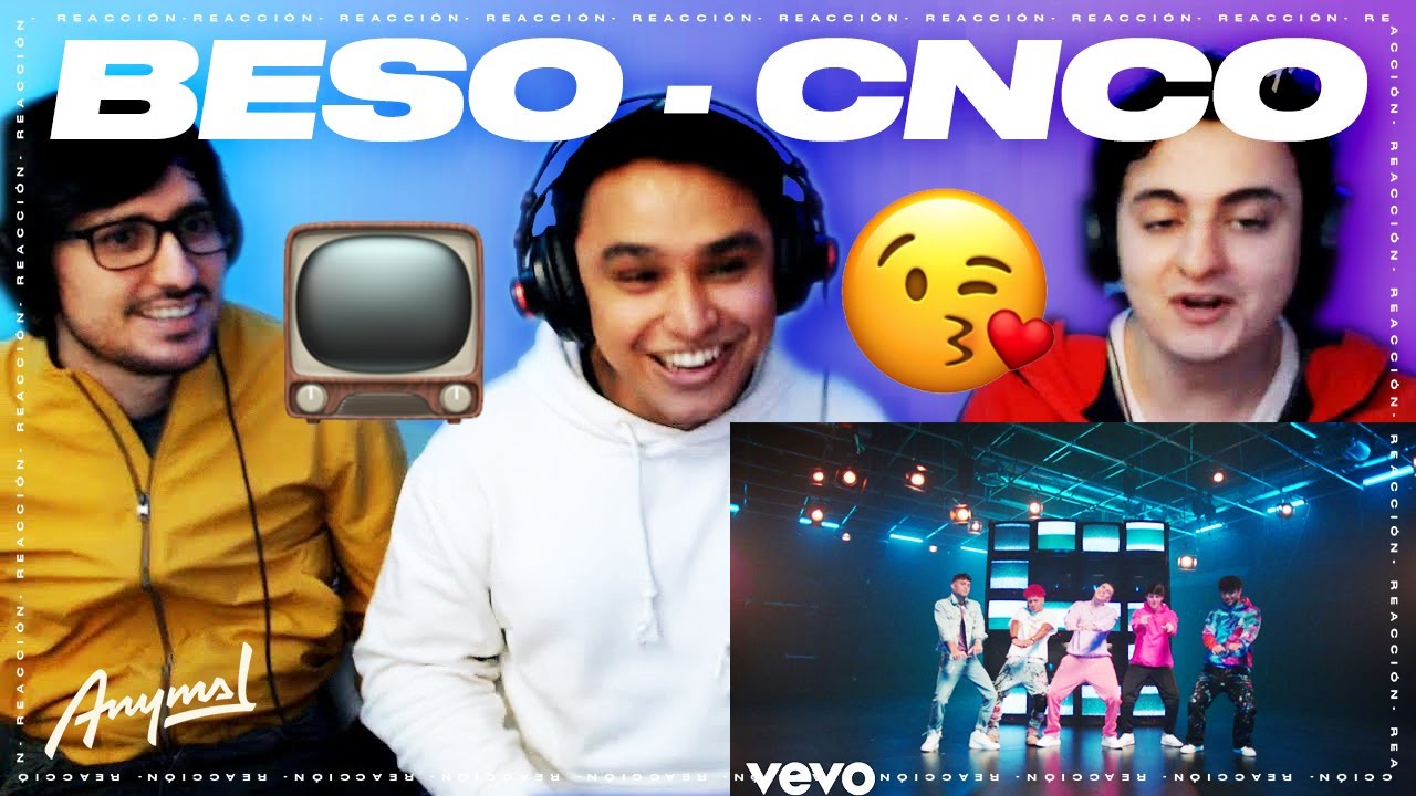 [Reacción] CNCO - Beso (Official Video) | ANYMAL LIVE 🔴